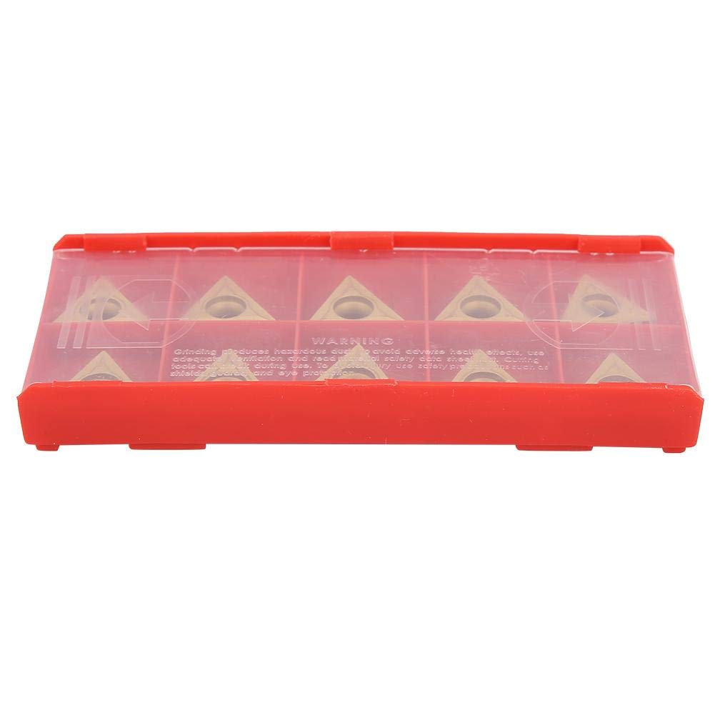 10 pièces TCMT16T304 inserts de tournage de tour en acier au tungstène triangulaire ensemble d'inserts de tournage en carbure pour tourneuse de tour