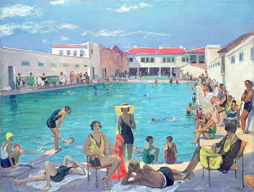 Impressions d'art mural de haute qualité - Tableau vintage L'hiver en Floride 60x90cm