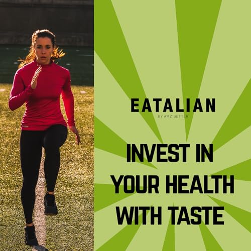 Image of EATALIAN by AMZ BETTER Spreadable Crunchy Pistachio Protein Cream 7 oz /200 gr, Pistachio Cream with Grains, Protein Paste, Sweet Taste, Ideal on Bread and Excellent for Dubai Chocolate, Made in Italy