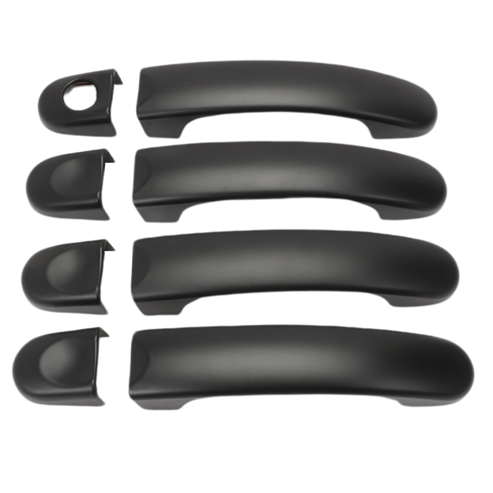 Yczygbm One Color 4 Set Outside Exterior Door Handle Cover For Vw For Transporter T5 T6 For Caddy 2003-2009 Black