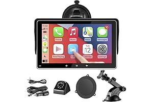 Hinine 7&quot; HD Double Din Car Stereo with 720p Backup Camera