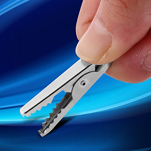 20 stuks roodzwart geïsoleerde krokodillenklemmen, plastic laarzen gecoate testsonde metalen krokodillenklemmen… - Afbeelding 4