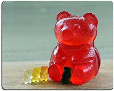 MSD Natural Rubber Gaming Mousepad IMAGE ID: 30414466 Giant gummy bear candy sweet big red