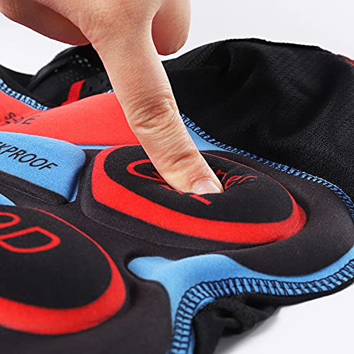 Calzas ciclistas para hombre con acolchado 3D gel miniatura 6