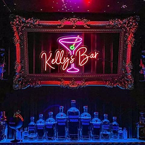 ANSKENO Logo Neon Sign Customizable, Custom Neon Signs for Wall Decor, Personalized Led Neon Light Sign For Business Open Sign Logo Bedroom Party Gaming Room Home Decor Cover