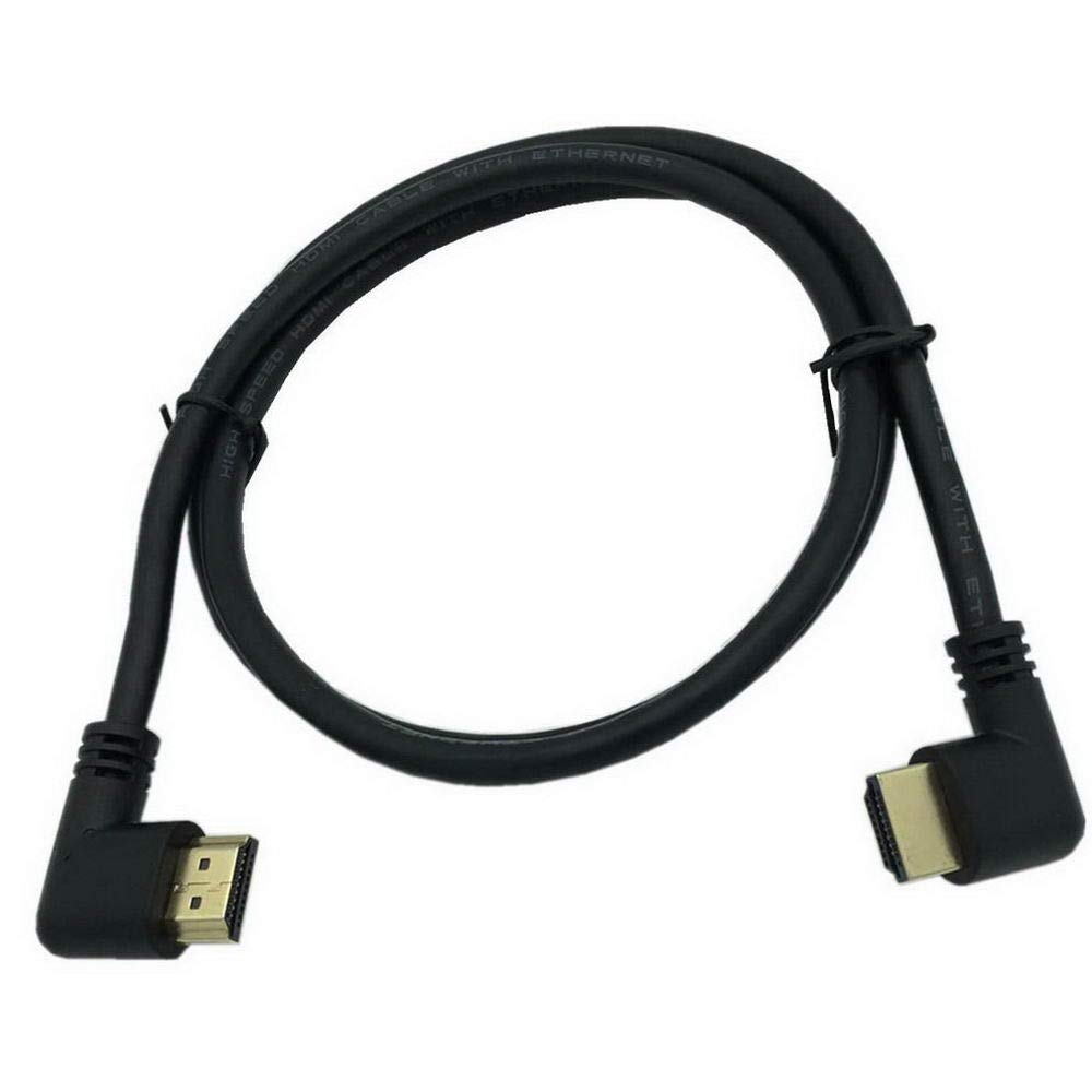Amazon | Rosebe L字型HDMI2.0ケーブル，ゴールド金メッキ端子