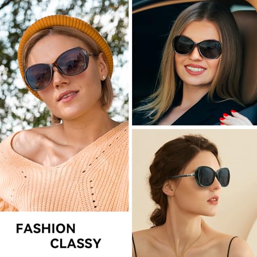 Sunglasses for Women Trendy Polarized Oversized Big Sun Glasses Ladies Shades UV Protection2