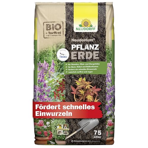Neudorff NeudoHum PflanzErde - Bio und torffreie Erde für Beet,...
