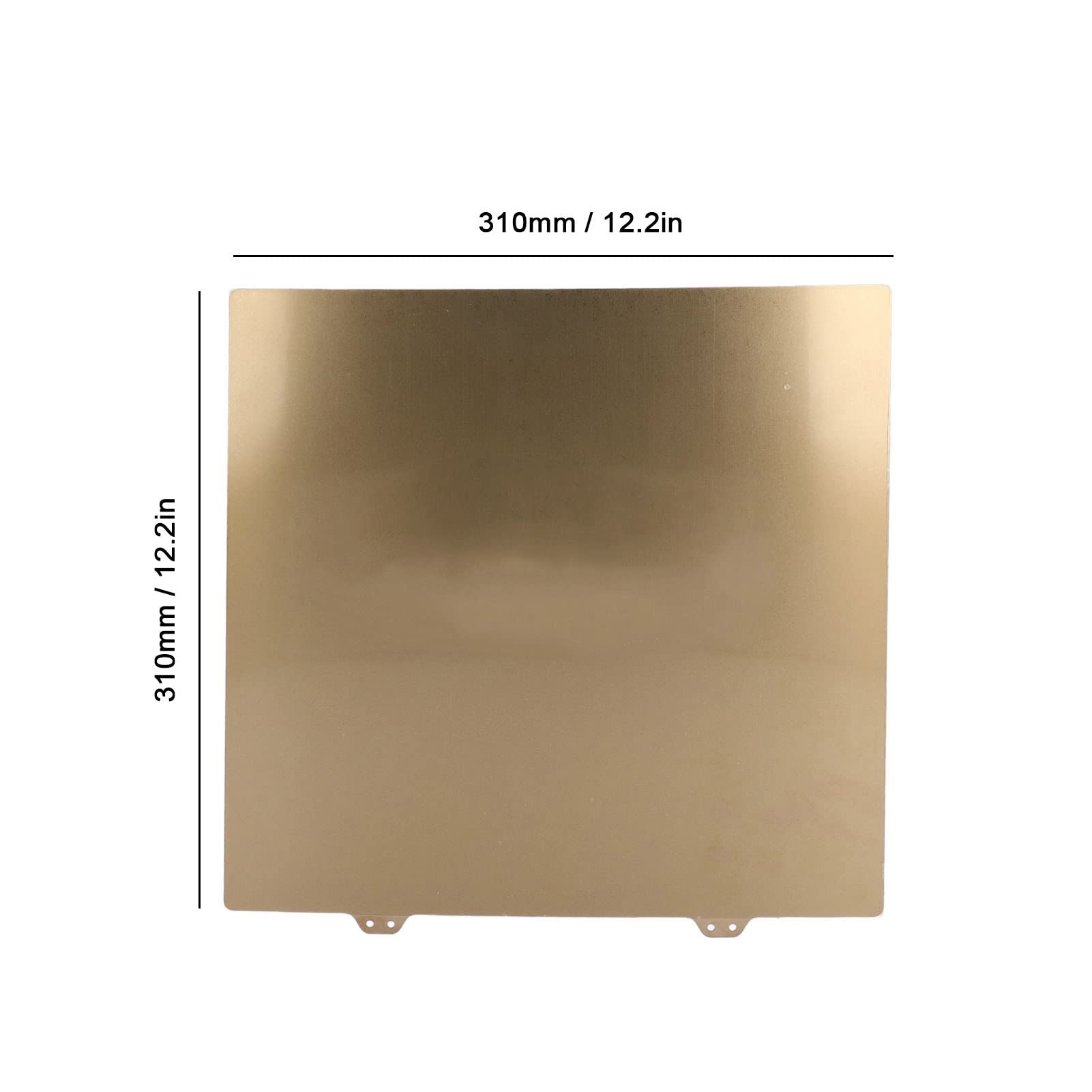 Cryfokt Placa de Acero para Resortes PEI Doble Cara Plataforma de