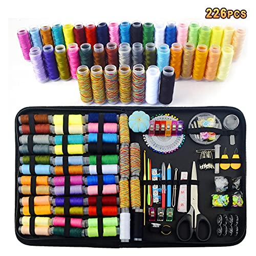 Kits de couture multifonctions avec outils de broderie et fil - 4