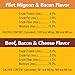 Pedigree Chopped Ground Dinner Adult Canned Soft Wet Meaty Dog Food Filet Mignon & Bacon Flavor and Bacon & Cheese Flavor Variety Pack, (12) 13.2 Oz. Cans