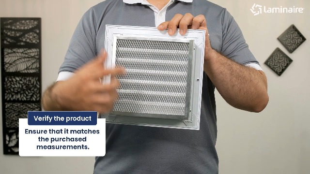 10 x 10 Duct Hole] Vent Cover. Aluminum Exterior Return Grille