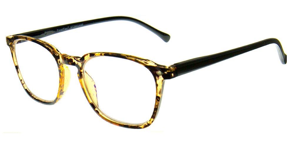 Aloha Eyewear Tek Spex 8002 Unisex Dual-Focus Progressive No-Line Reading Glasses (Tortoise/Top: +0.00 / Bottom: +1.50)