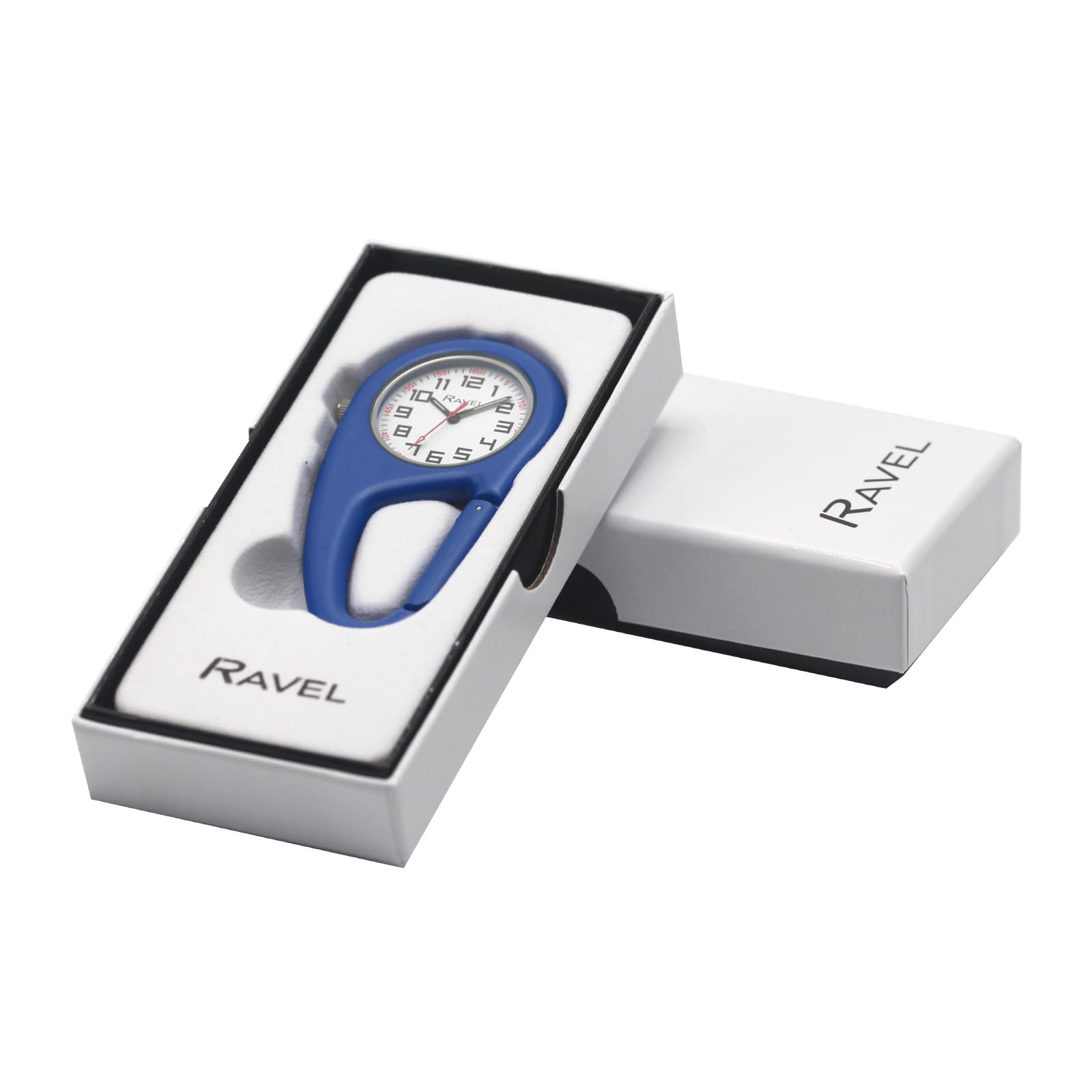 Ravel - Montre à Quartz Caribinée à Clip Ceinture - Quartz Analogique - R1105