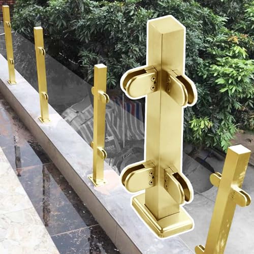 Soporte de vidrio para terraza que elimina barreras visuales con seguridad