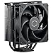 Cooler Master Hyper 212 Black CPU Air Cooler - Aluminium Finish, 4 Compact Continuous Direct Contact Heat Pipes, SickleFlow 120 Edge Fan, LGA1700 & AM5 Brackets - Black