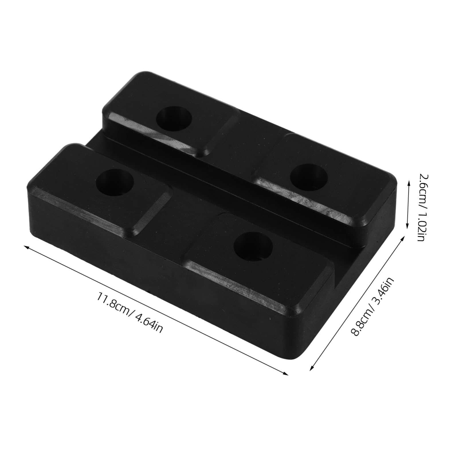 Alipis 4 Pezzi Tampone per Cric Gomma per Sollevamento Auto Adattatore per Martinetti Sicuro e Antiscivolo Compatibile con Auto Furgoni e SUV