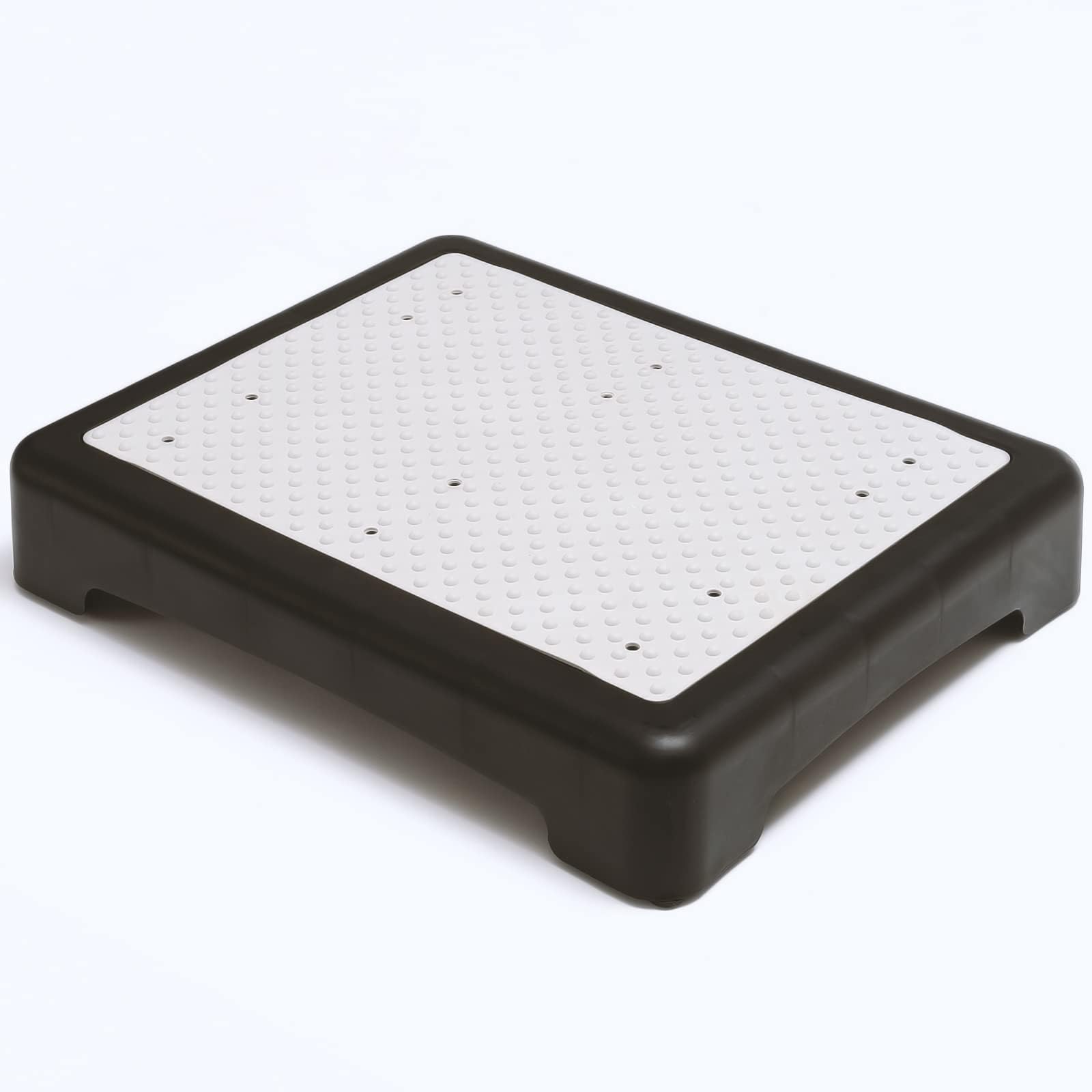 Outdoor Step Stool 3 1/2 Inch, Portable Indoor Step Riser for Elderly & Disabled, Antislip Half Step Platform for Stairs, Cars, Bed, Chair, Shower – Lightweight Mobility Safety Tread for Up to 450 lbs