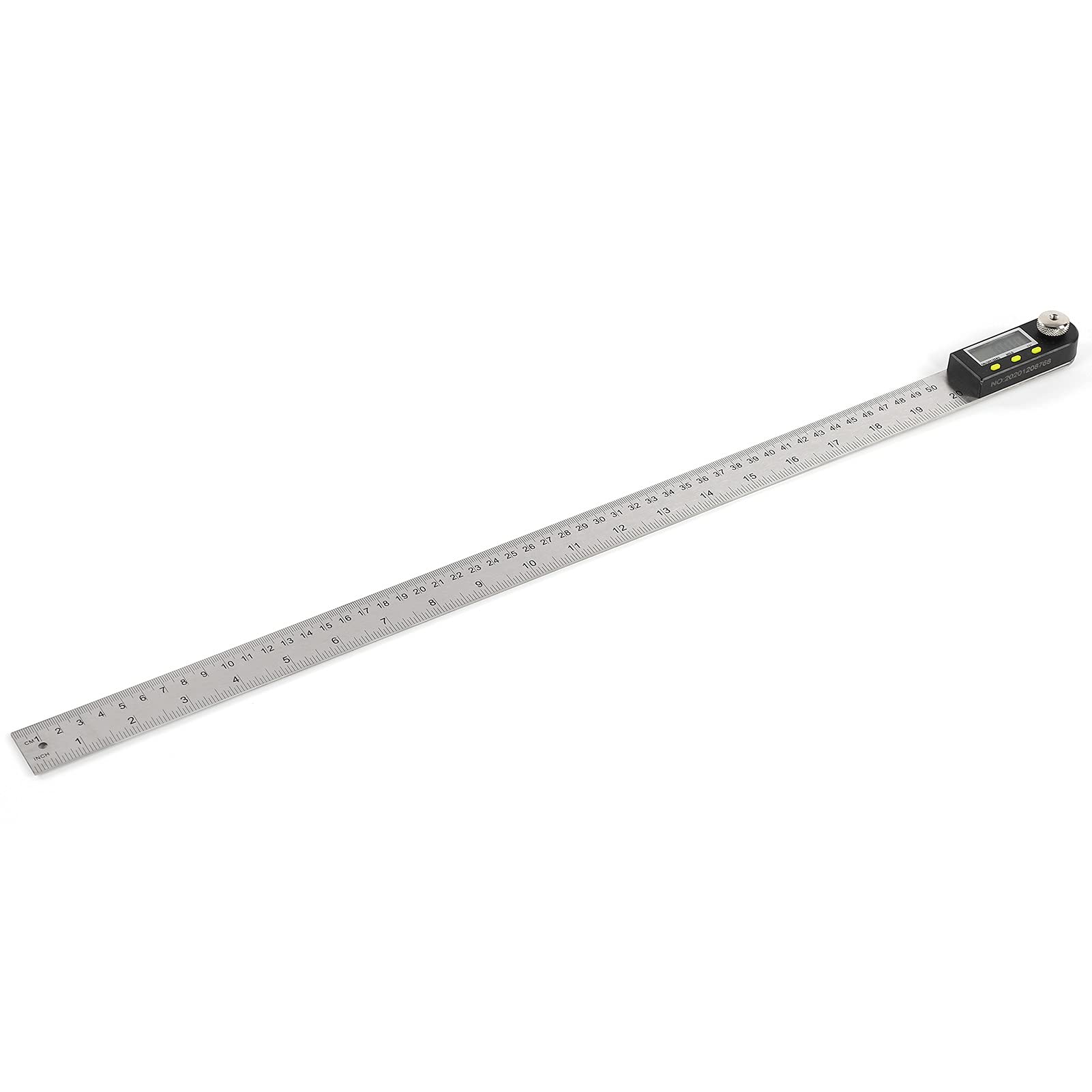 Medidor de Regla de ángulo Digital con Pantalla LCD, Transportador de Acero Inoxidable Duradero para Carpintería de 500 Mm, Herramienta de Medición Precisa