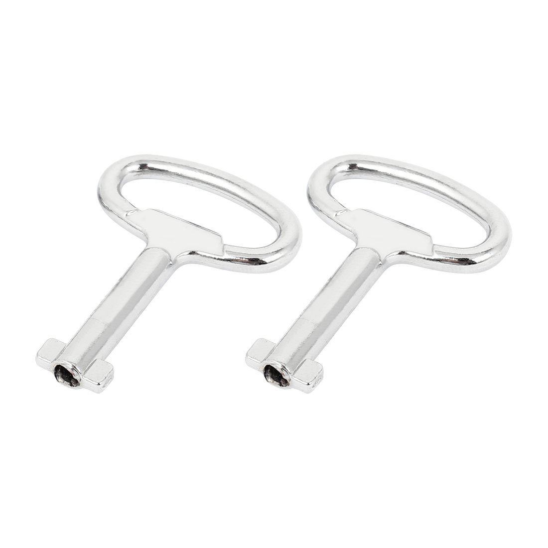 Serrure quart de tour 4mm double ardillon en metal avec cles pour armoire Lot de 2