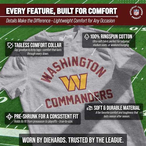 Image of NFL Gameday Cotton Blend T-Shirt for Men and Women - Licensed