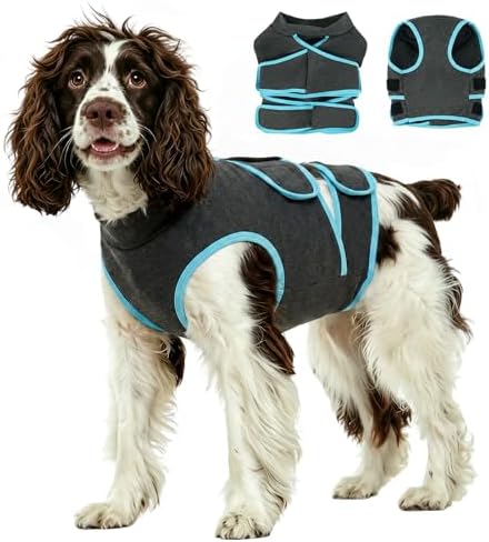 Kuoser Gilet anti-anxiété pour chien, manteau apaisant pour soulager ...