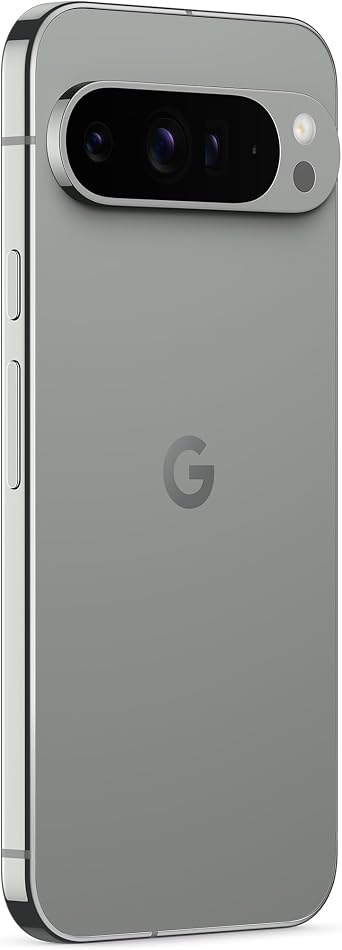 Google Pixel 9 Pro XL – Android-Smartphone mit Gemini ohne SIM-Lock Dreifach-Rückkamerasystem 24 Stunden Akkulaufzeit und EIN 68 Zoll großes Super Actua-Display – Hazel 256GB