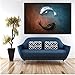 Wall Art Picture HD Print Poster Yin Yang Fish Symbol Canvas Painting Wall Art Picture Modern Living Room Home Decoration 70x120cm frameless