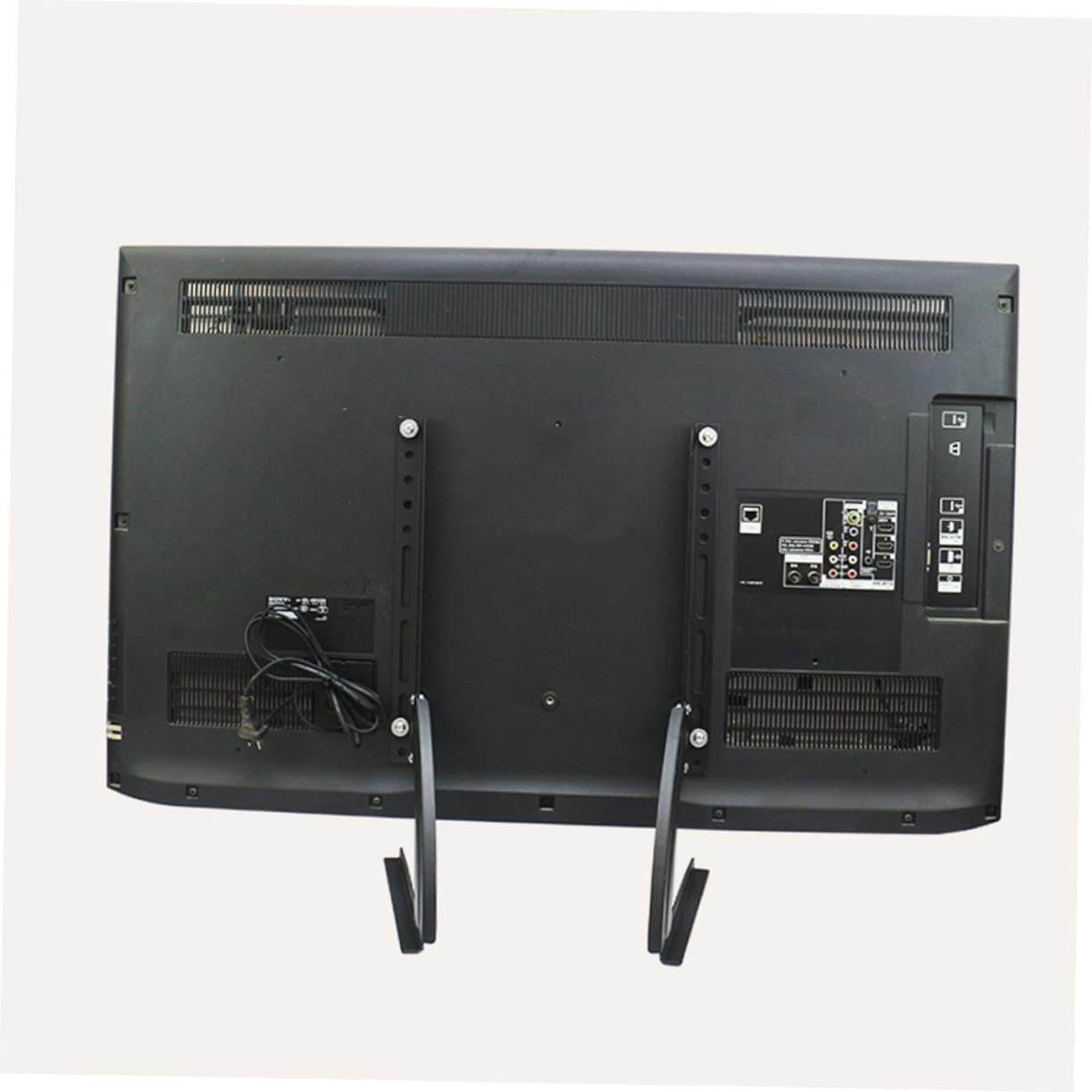 Metal Tv Stand Holder for LCD Tvs Height Heavy Duty Design Easy Installation for Use