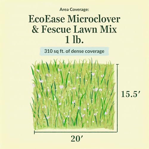 Image of Ferry-Morse Microclover & Fescue Grass Alternative Mix, 570,000+, 1 lb