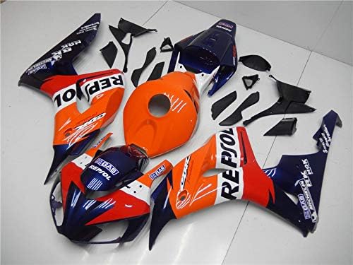 Miniatura 3 de MC naranja azul oscuro Repsol carenado apto para Honda 2006 2007 CBR1000RR CBR 1000RR Molde de inyección ABS plásticos nueva carrocería 06 07 M122