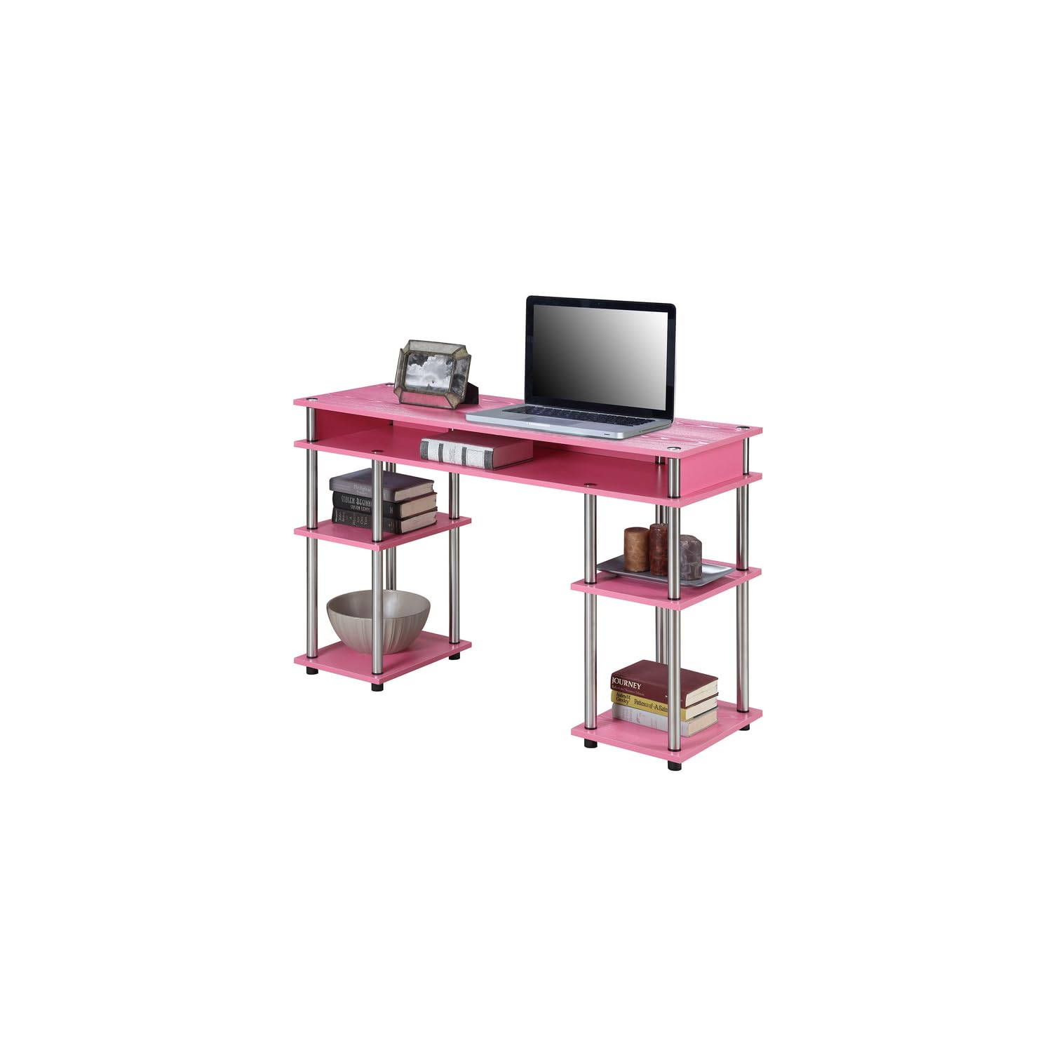 Maykoosh Rococo Romance No Tools Student Desk with Shelves - 47.25