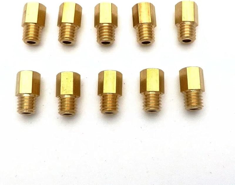 Jatos principais hexagonais Rllyer para carburador Mikuni VM TM TMX – Kit com 10 unidades