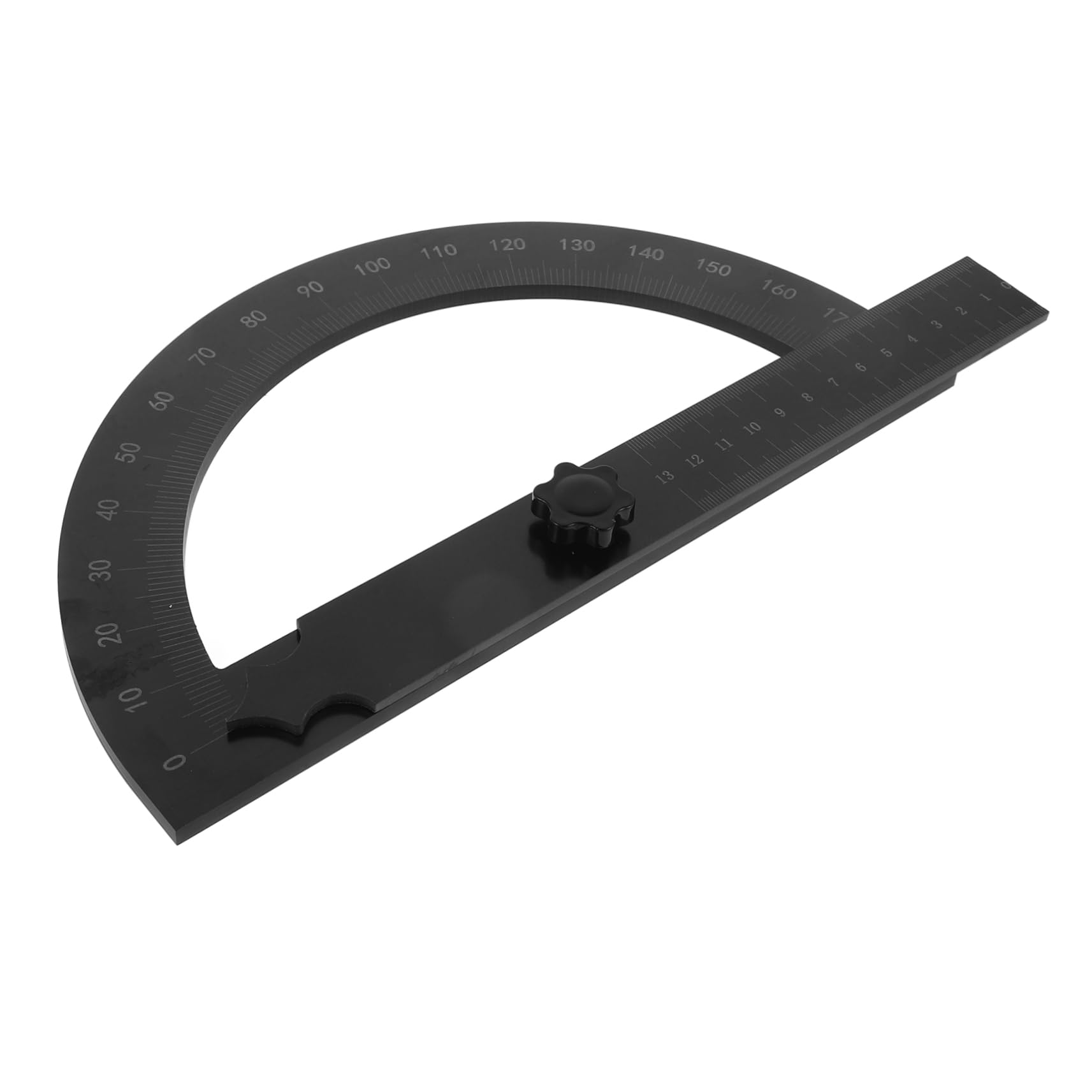 Lurrose Woodworking Tool Accessories Miter Gauge for Wood Cutting Circular Saw Guide Metal Angle Finder Protractor