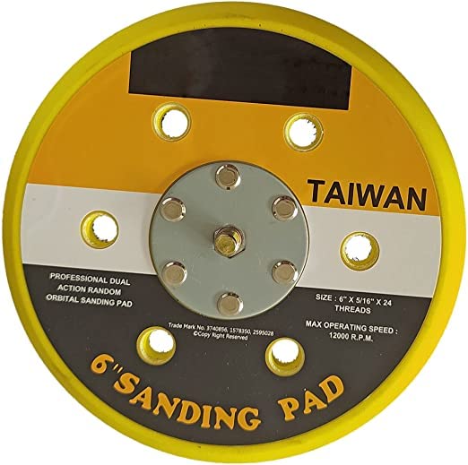 Image of Inditrust 6 Inch Dual Action Random Orbital Sanding Pad 12000RPM Sander Polishing Pad New Glass Polisher