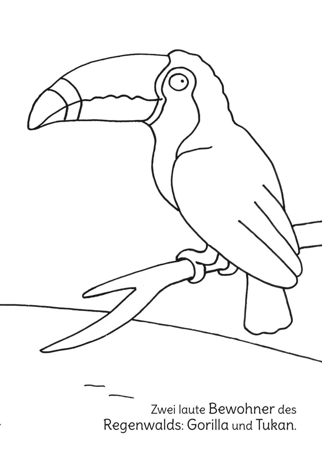 Ausmalbilder für Kita-Kinder: Mein erstes großes Malbuch: Wilde Tiere : Malen ab 3 Jahren: Fröhliche Motive - Klare Linien - Spiel und Spaß - ... Filzstifte Wachsmalstifte Wasserfarben