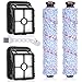 Artraise Filter für Bissell Crosswave Zubehör für Bissell Crosswave 3-in-1 mit 2 Stück Ersatzfilter und 2 Stück Multiflächen Bürstenrolle für Bissell CrossWave Filter 1866 17132 & 2225N