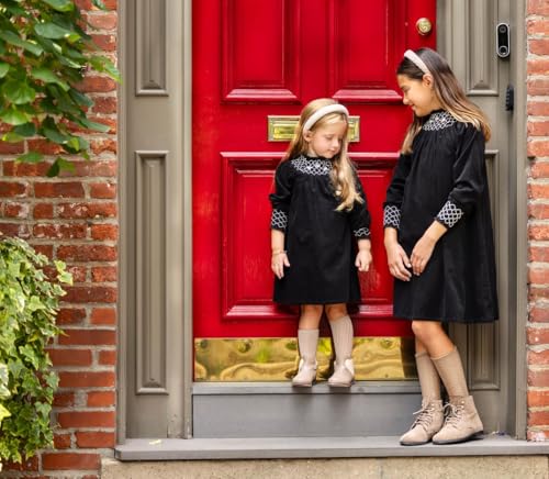 Sugar Moon Girls Smocked Corduroy Dress2