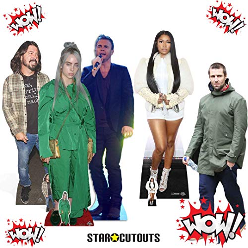 Celebrity Standee Taylor Swift Levensgroot kartonnen tafelblad mini uitgesneden, hout, veelkleurig 182 x 63 x 182 cm - Image 5