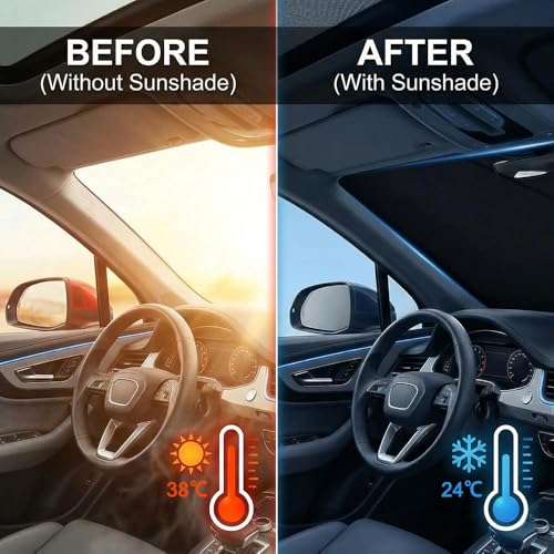 Pare soleil auto pliable Porsche Panamera contre la chaleur et vieillissement habitacle - 8