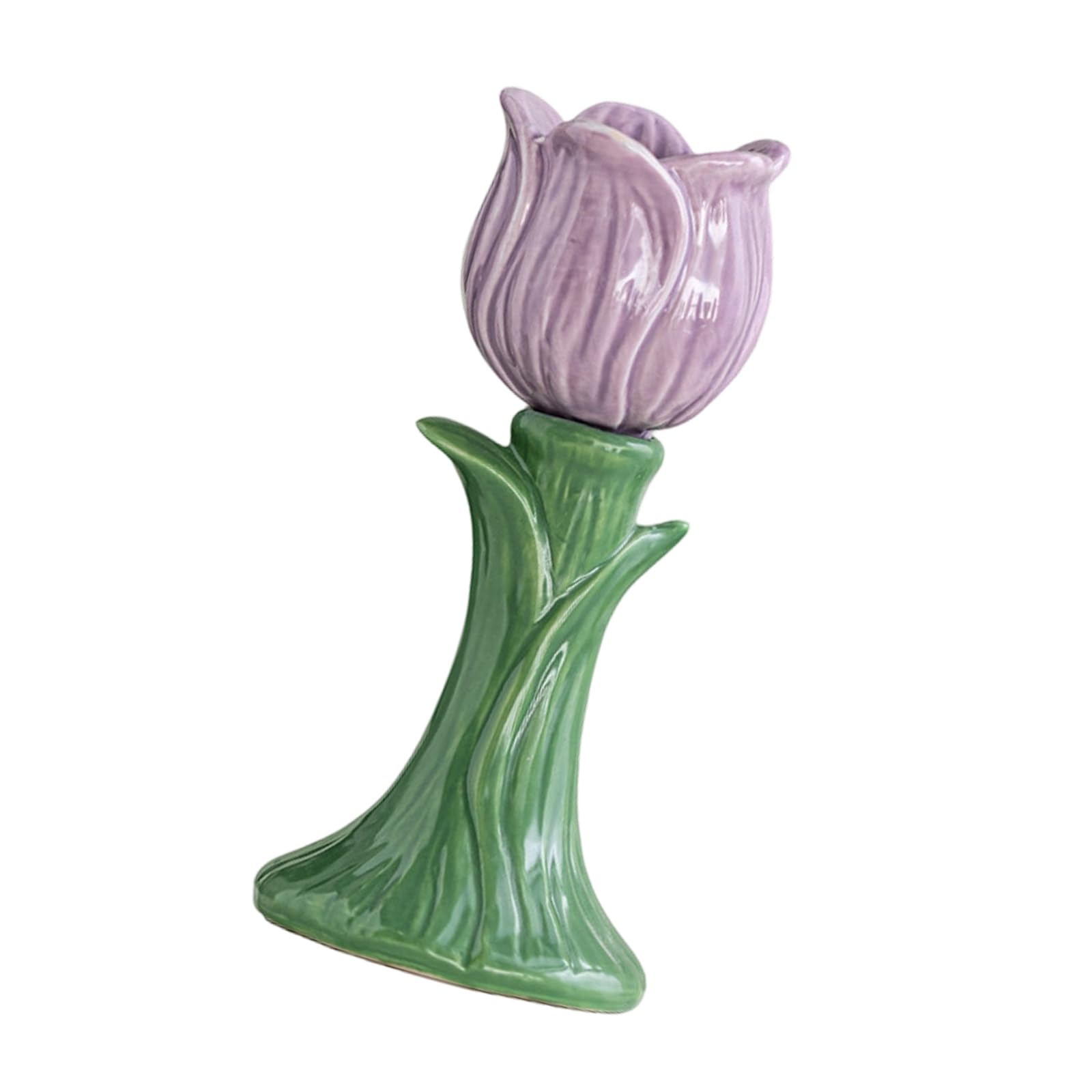 Kaeltsyn Simple Ceramic Flower Stand Desktop Ornament Nordic Flower Stand Creative Geometrical Art Worktop Decorative Owner