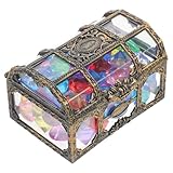 EXCEART アクリル宝 小型宝箱付き 用宝探しおもちゃ ハロウィンパーティーや誕生日会の飾り付けや詰め物に 軽量で持ち運び簡単 破損しにく