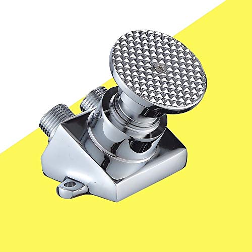 LHTCZZB Mélangeur Valve Moderne Pied Lien Robinet, pédale Food Factory Lavabo Taps Hôpital Valve Pédale Robinet d'eau Froide Pédale Simple Robinet de cuivre du Corps Commutateur (Color : Foot Valve)