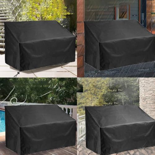 Funda protectora antienvejecimiento para banco exterior negro 5