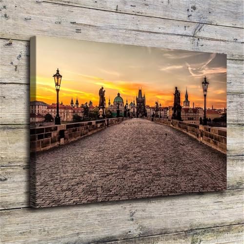 Peinture par numéros et broderie diamant 5D grand format 80x100cm motif paysage pour adultes