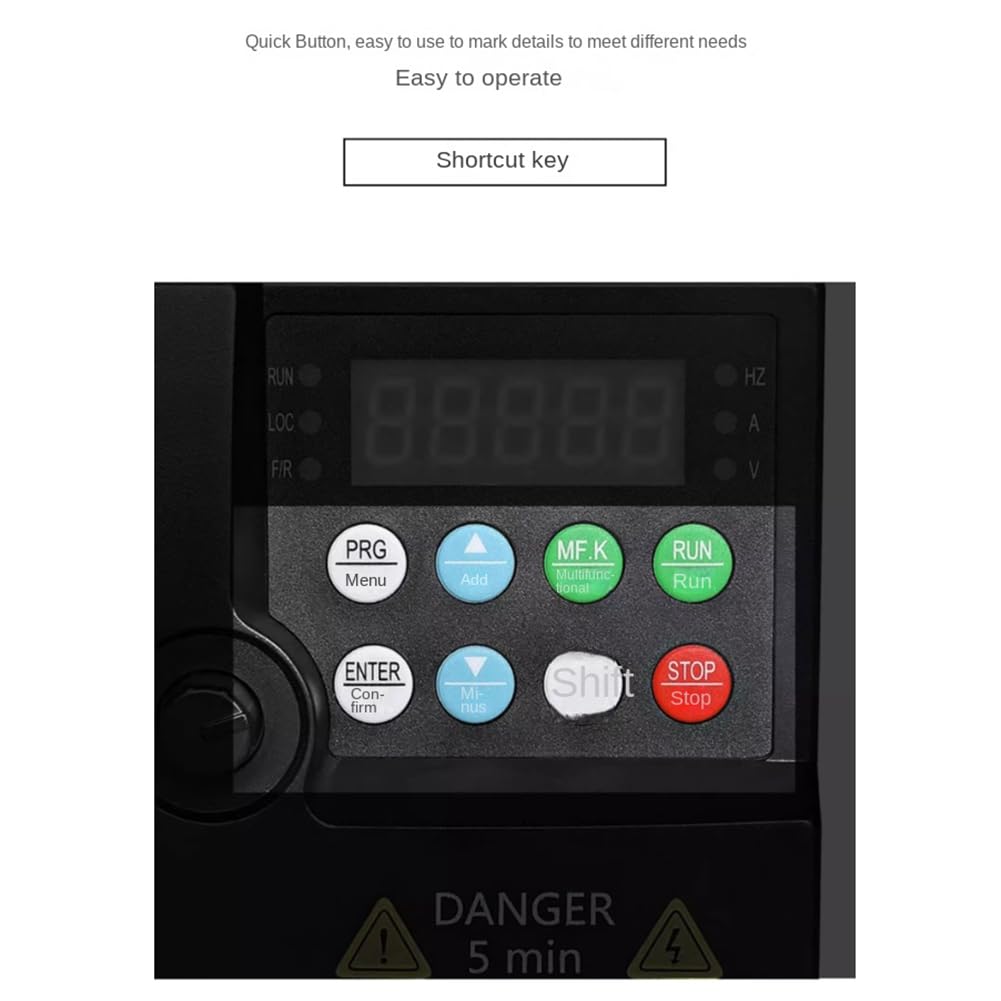 Inverter 220 V Convertitore di Frequenza 1,5 KW Convertitore di Frequenza Variatore di Frequenza