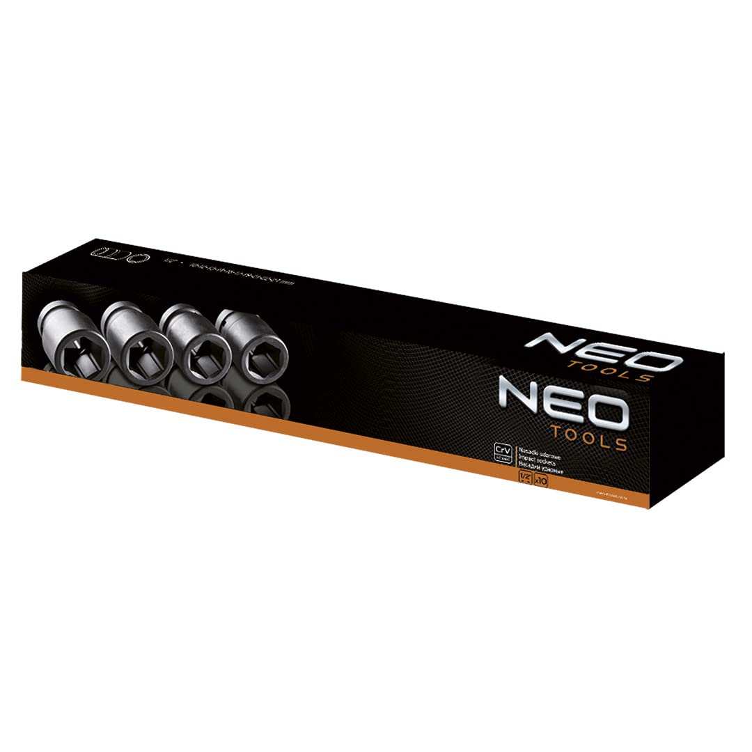 NEO TOOLS - Set di 8 bussole da 3/4' 26-38 mm 12-115