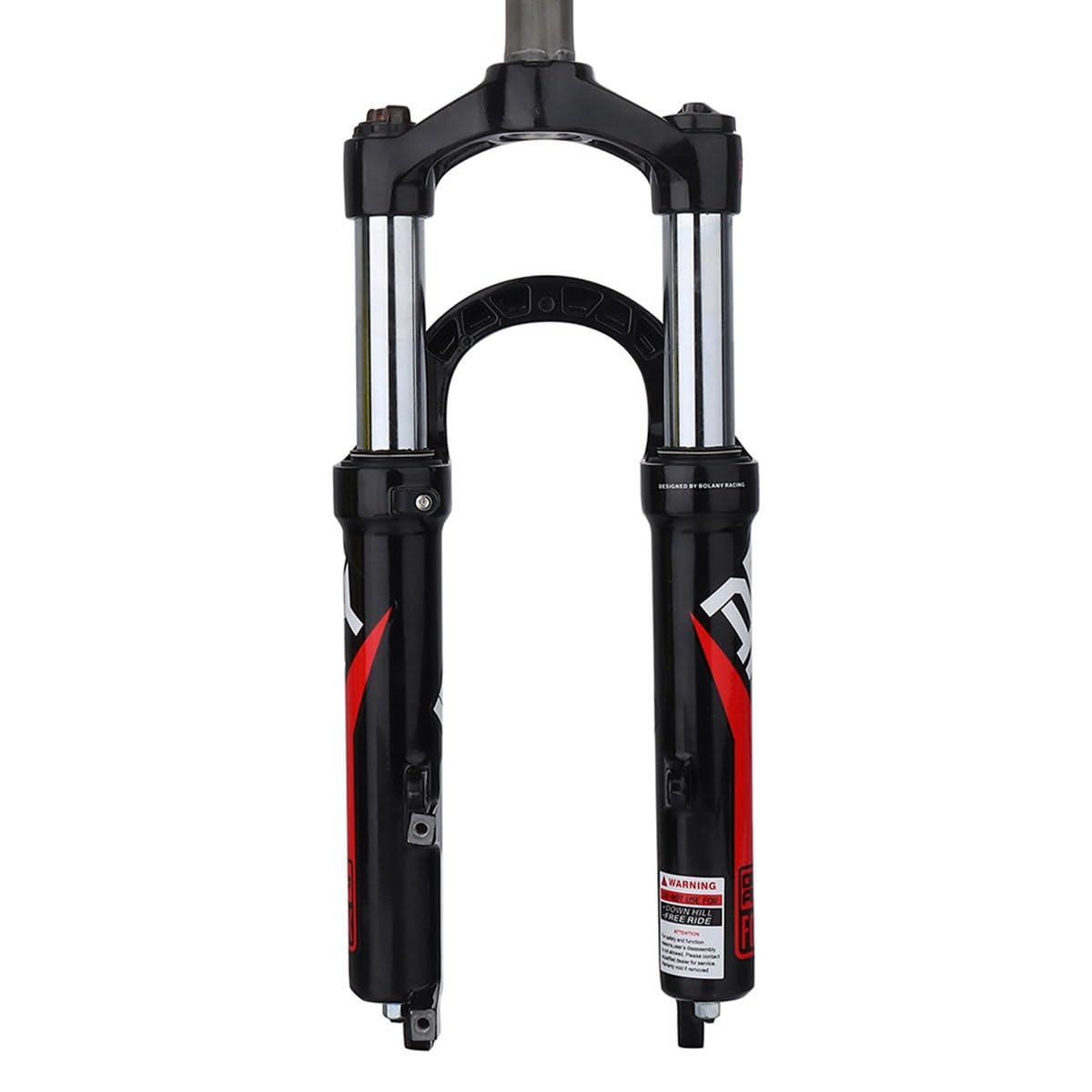 20-calowy widelec do roweru górskiego BMX 1-1/20.3 cm prosty przedni widelec rurowy 80 mm podróż QR 9 x 100 mm hamulec tarczowy ręczny blokujący rowery ultralekkie