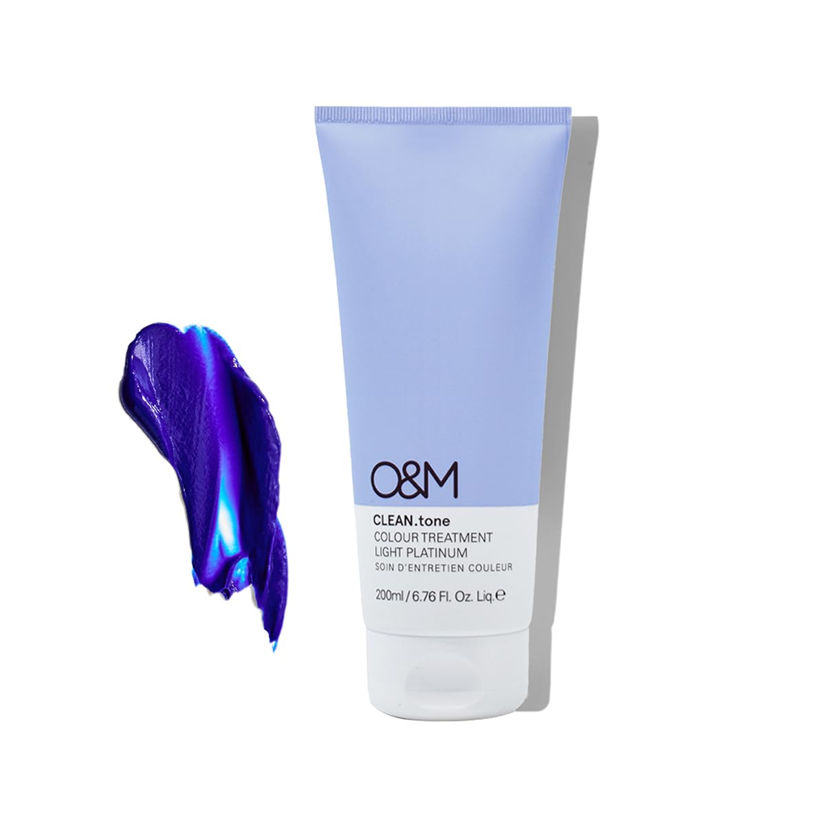 O&M CLEAN.tone Light Platinum (200ml) – Farbauffrischende Haarkur für sehr hellblondes Haar – Neutralisiert Gelbstich & pflegt – Ohne Sulfate & Silikone – PETA-zertifiziert, vegan, Made in Australia