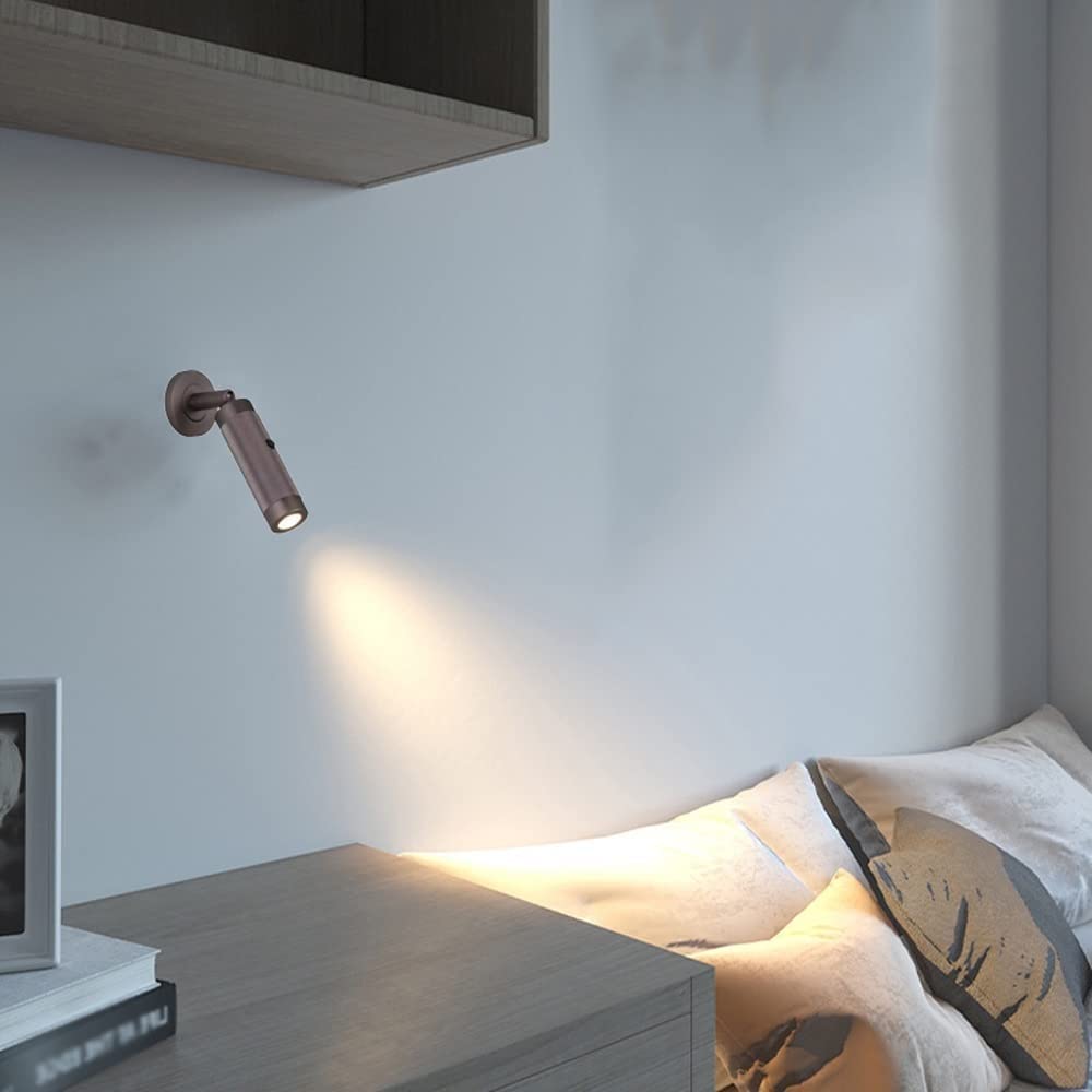 Regulowana Lampa ścienna Led, Aluminiowa, Chroniąca Oczy